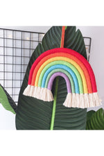 Rainbow Nursery Wall Knit Decor