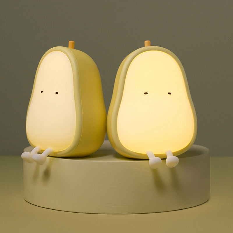 Kawaii Room Decor Fruit Night Lamp