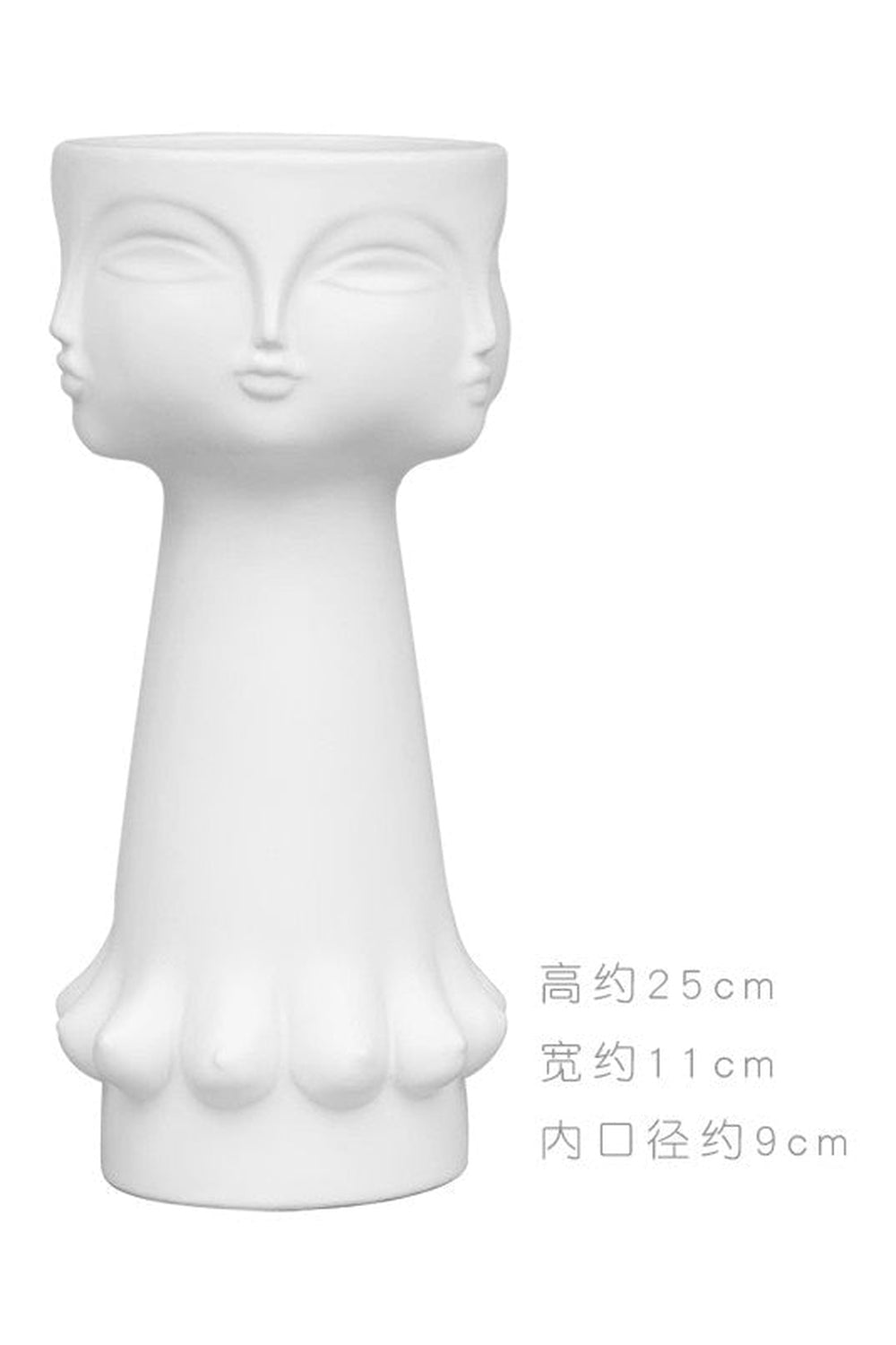 Creative Face Ceramic Vase