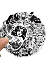 Monochrome Black and White Scrapbook Stickers