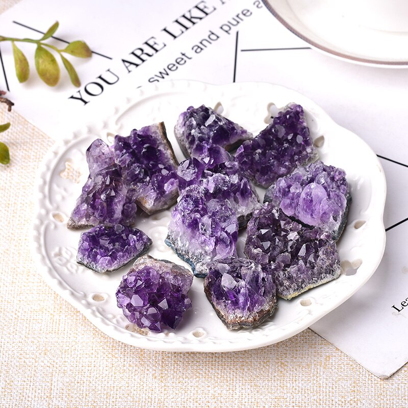 Natural Amethyst Crystal Cluster