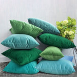 Velvet Lumbar Nordic Cushion