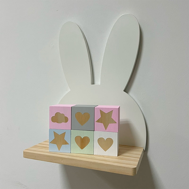 Cute Animals Wall Hanging Shelf