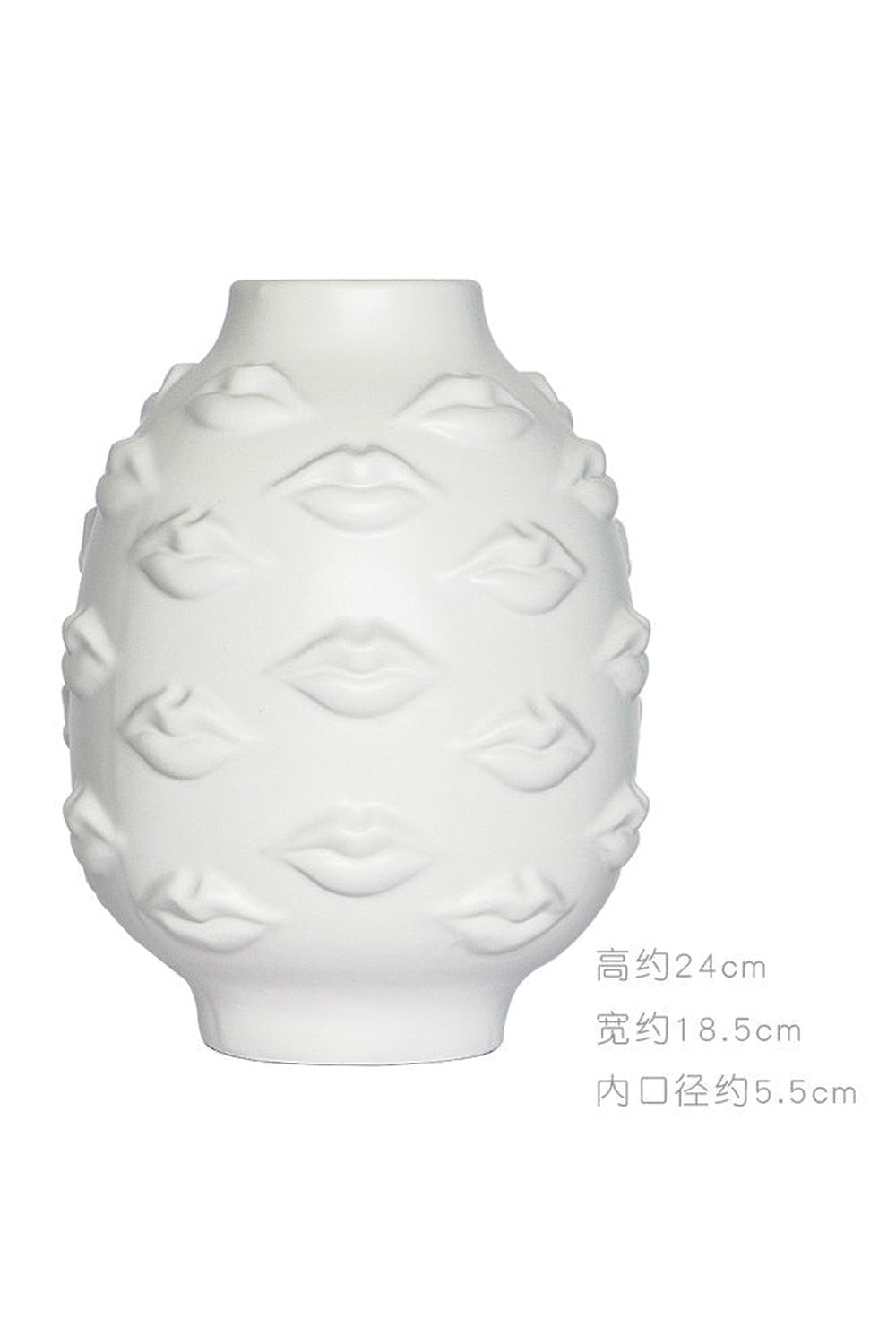 Creative Face Ceramic Vase