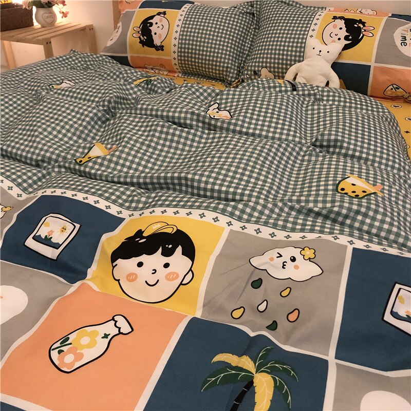 Preppy Cute Bedding Set