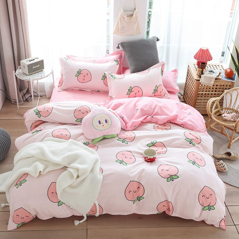 Pastel Girl Themed Bedding Set