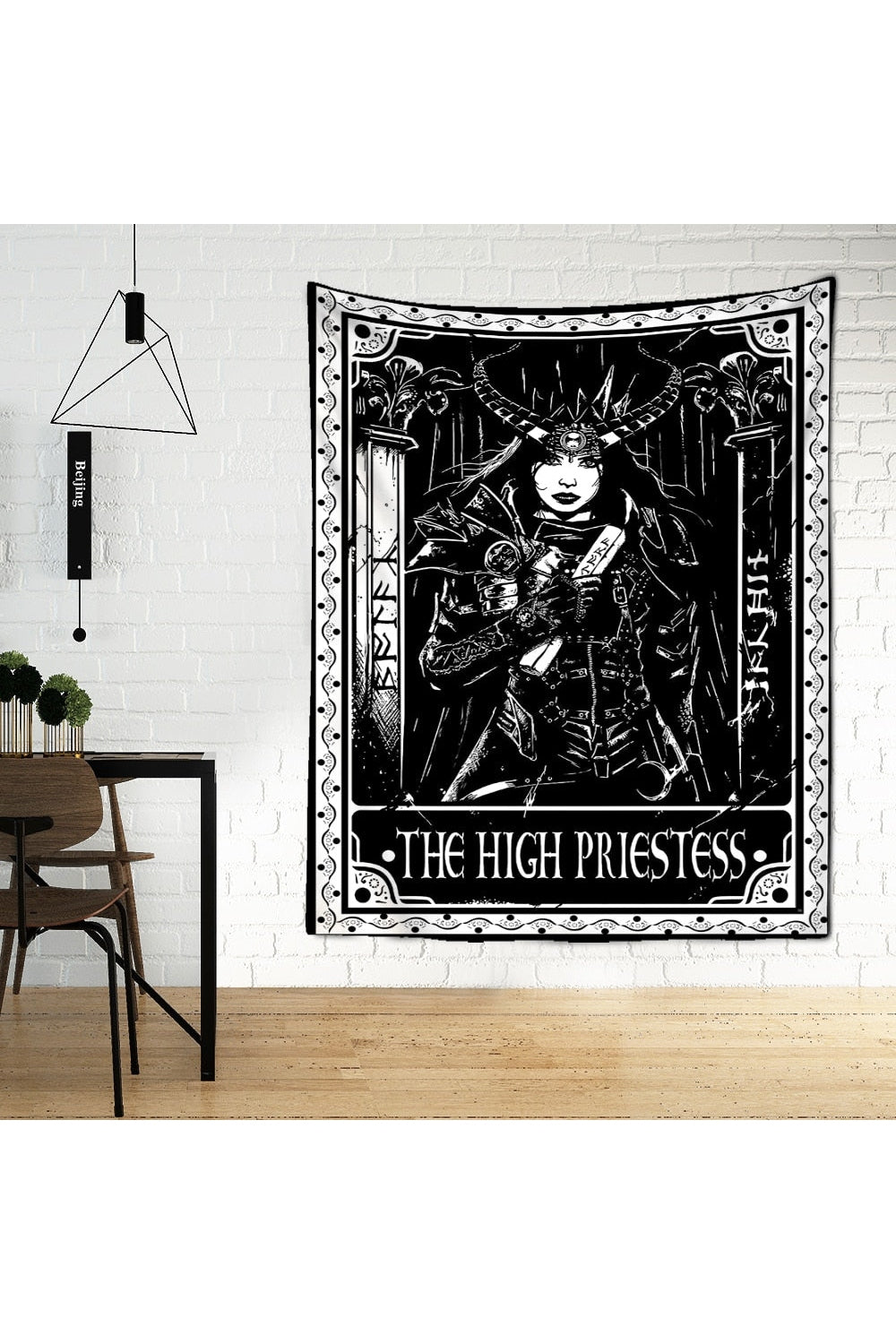 Mystical Grim Tarot Wall Tapestry