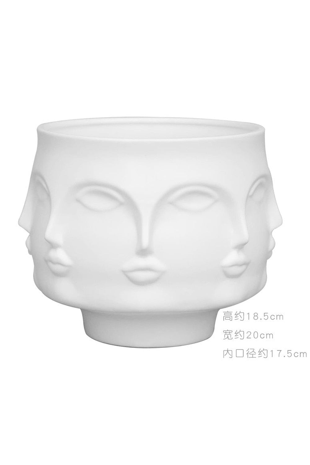 Creative Face Ceramic Vase