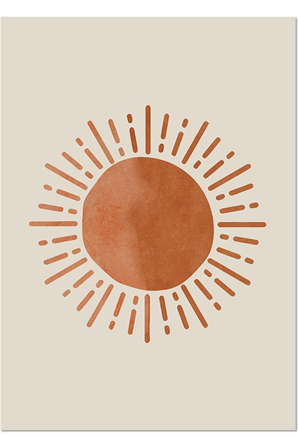 Sunset Inspired Canvas Poster