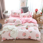 Kawaii Strawberry Bedding Set