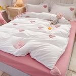 Ruffle Pillowcase Bedding Set