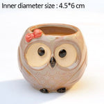 Wise Owl Ceramic Flower Pot