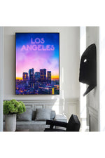 Night Capitals Neon Lights Posters