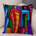 Indie Abstract Art Pillow Case