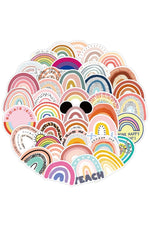 Pastel Rainbow Sticker Set