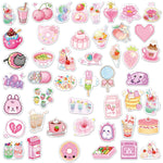 Kawaii Pastel Pink Scrapbooking Stickers