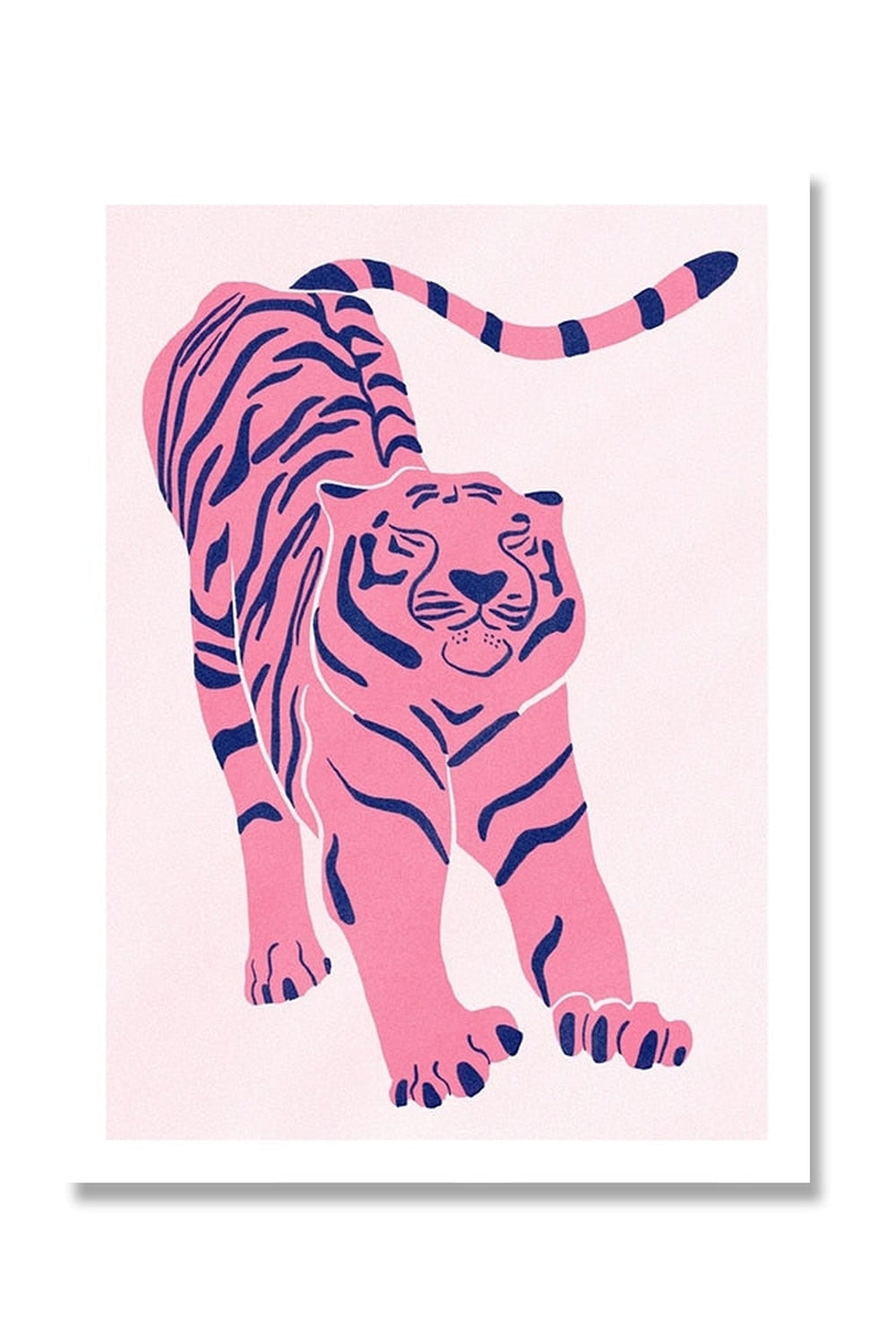 Majestic Tiger Art Canvas Poster