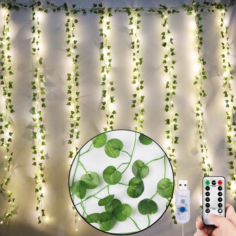 LED Illuminated Artificial Vine