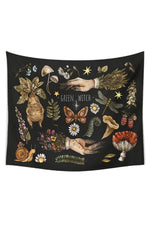 Herbology Inspired Wall Tapestry