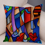 Indie Abstract Art Pillow Case