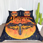 Gothic Black Death Moth Bedding Set