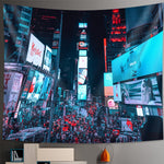 Tokyo Nightlife Wall Tapestry