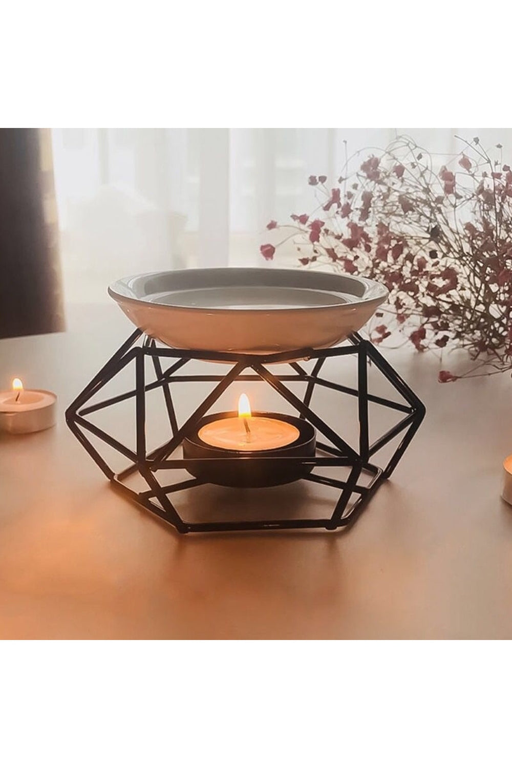 Ceramic Geometric Oil Burner