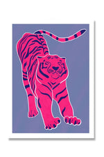 Majestic Tiger Art Canvas Poster