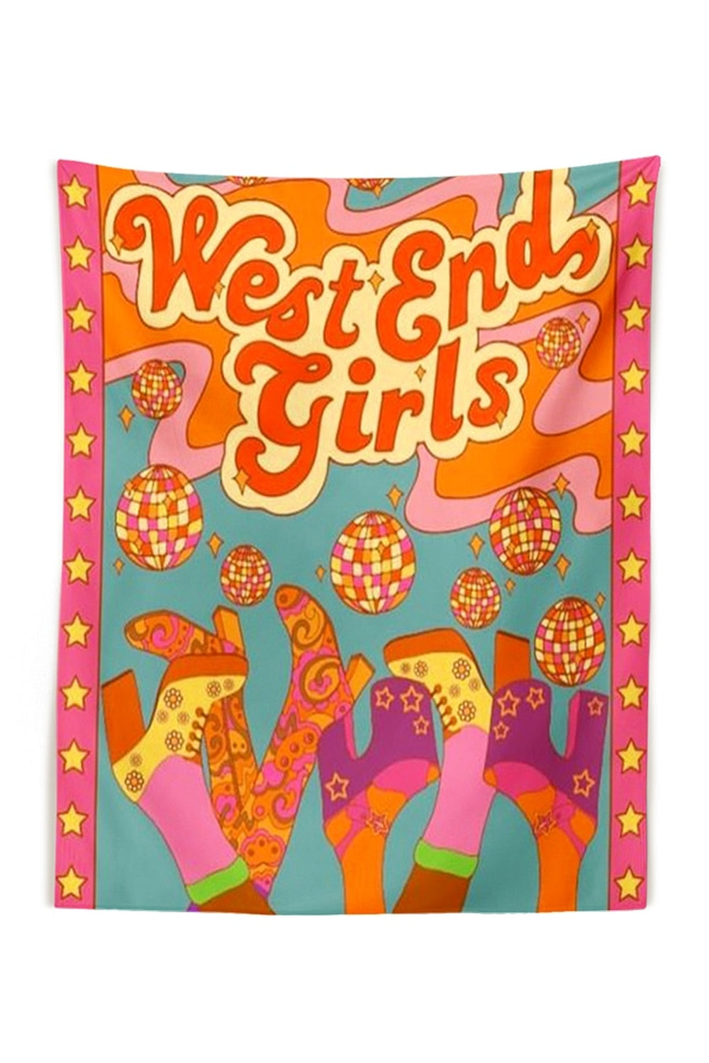 West And Girls Inspired Tapestry