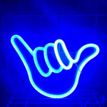 Neon Lights Cool Gesture