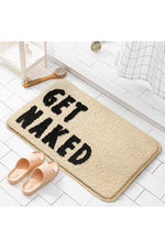 Playful Get Naked Bathroom Rug