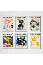 Joan Miro Inspired Canvas Poster