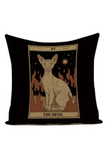 Tarot Cats Themed Pillow Cases