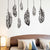 Black Feather Wall Stickers