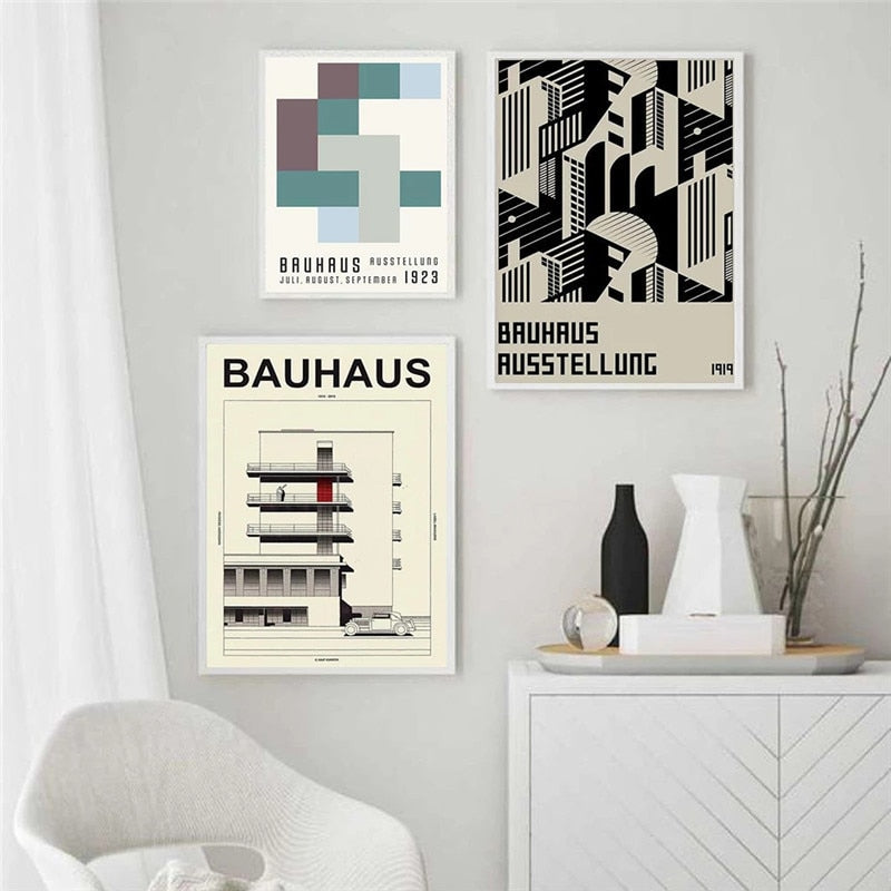 Abstract Bauhaus Posters