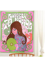 Keep The Love Psychedelic Tapestry