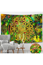 Colorful Mandala Tapestry Design