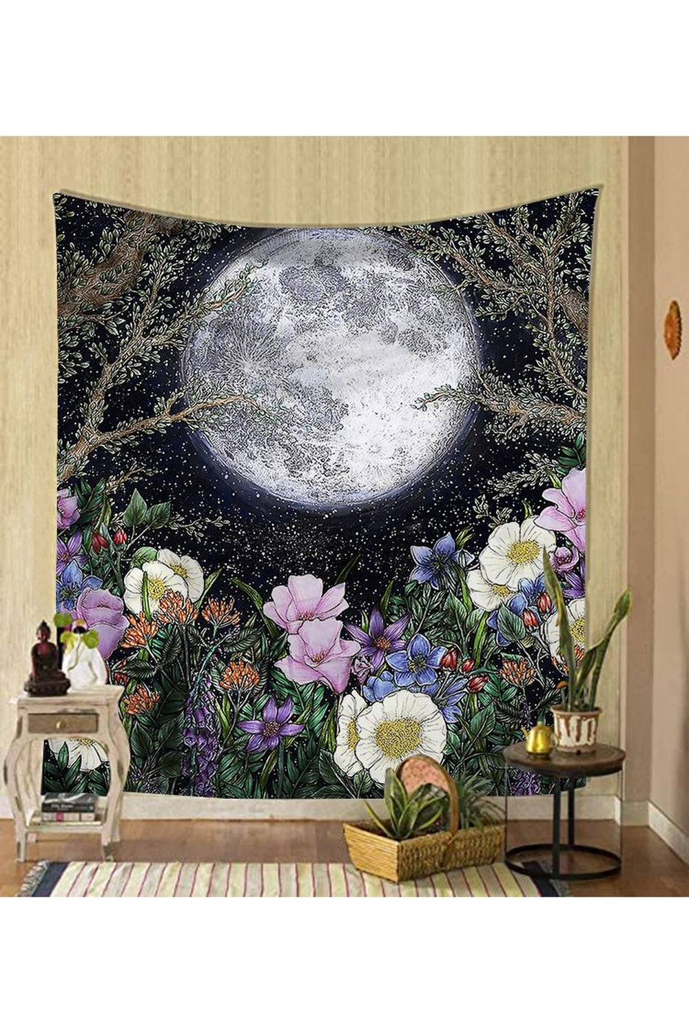 Psychedelic Mushrooms Wall Tapestry