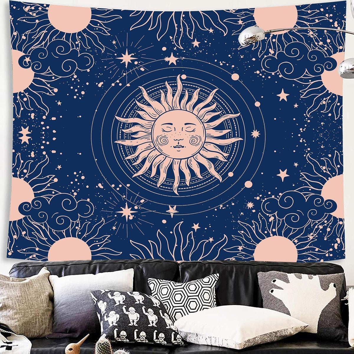 Astrology Moon Phase Tarot Tapestry