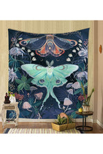 Psychedelic Mushrooms Wall Tapestry