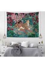 Forest-Inspired Velvet Mandala Tapestry