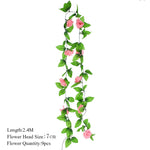 Cottagecore Artificial Sakura Plants Garland