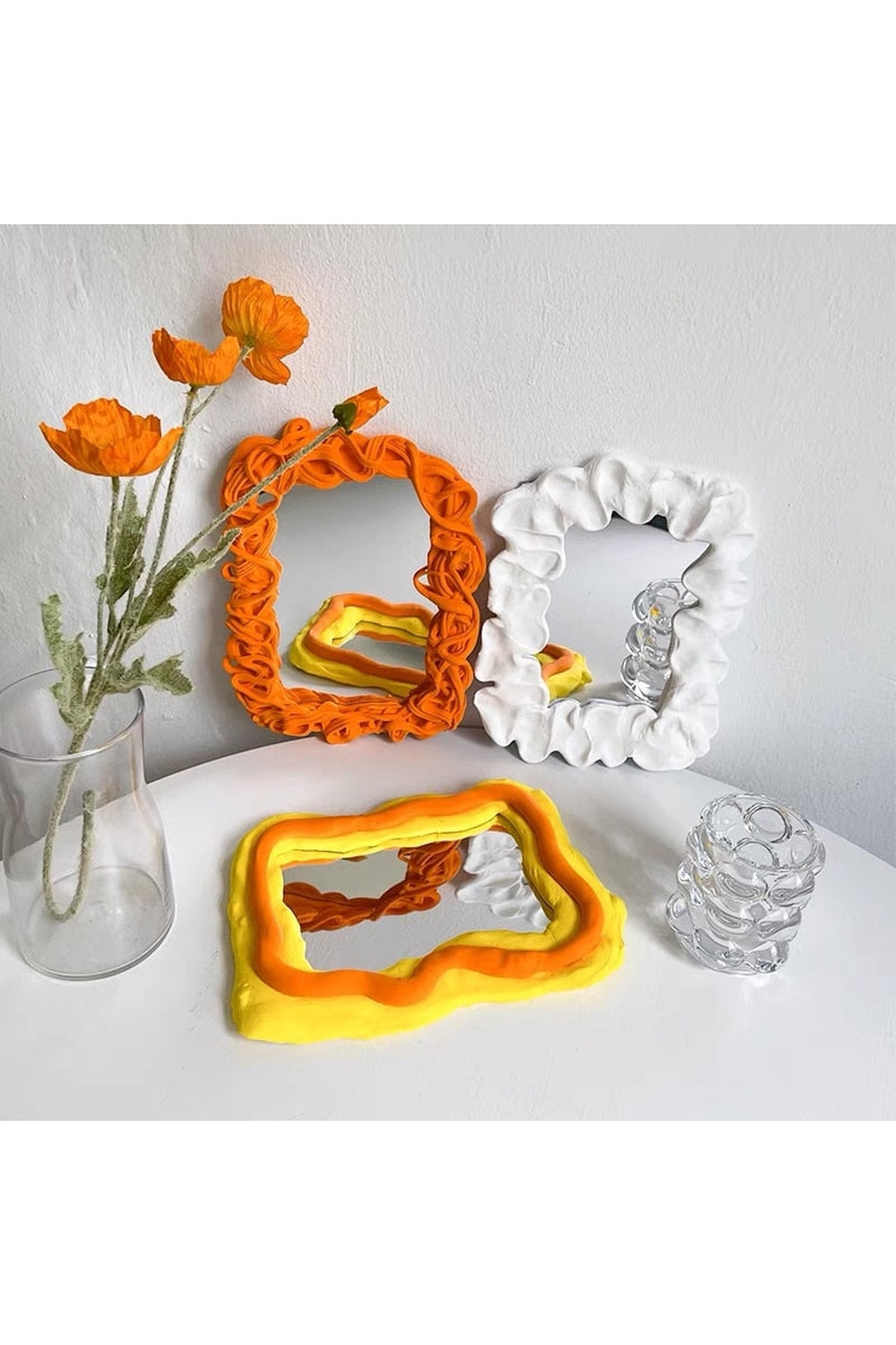 Acrylic Clay Decorative Mirror