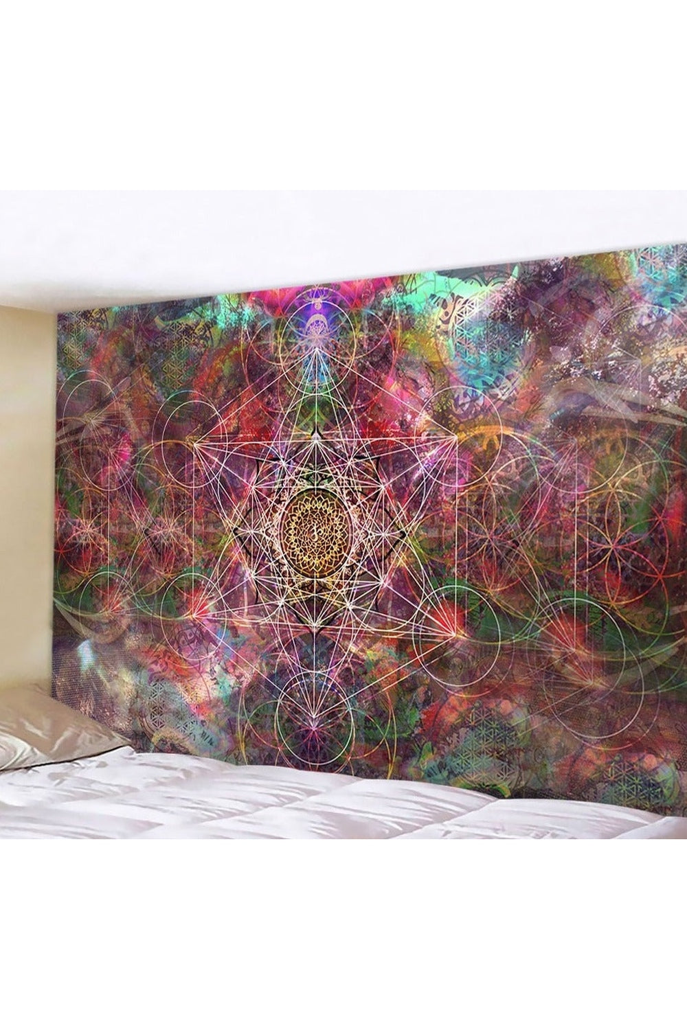 Colorful Mandala Tapestry Design