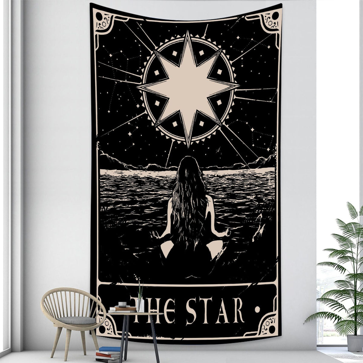 Astrology Moon Phase Tarot Tapestry