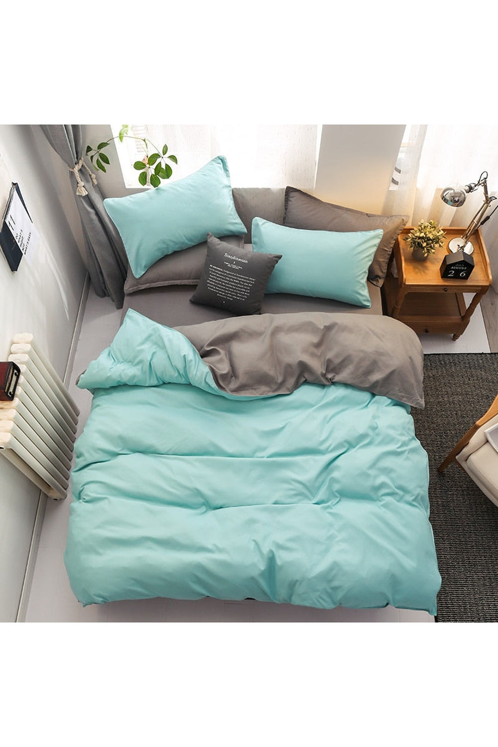 Simple Pastel Colors Bedding Set