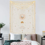 Astrology Moon Phase Tarot Tapestry