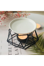 Ceramic Geometric Oil Burner