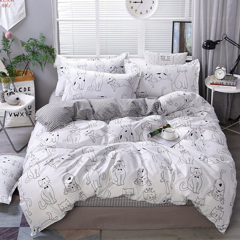 Pastel Kawaii Girl Bedding Set