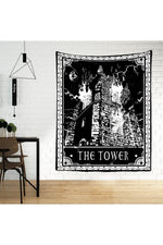 Mystical Grim Tarot Wall Tapestry